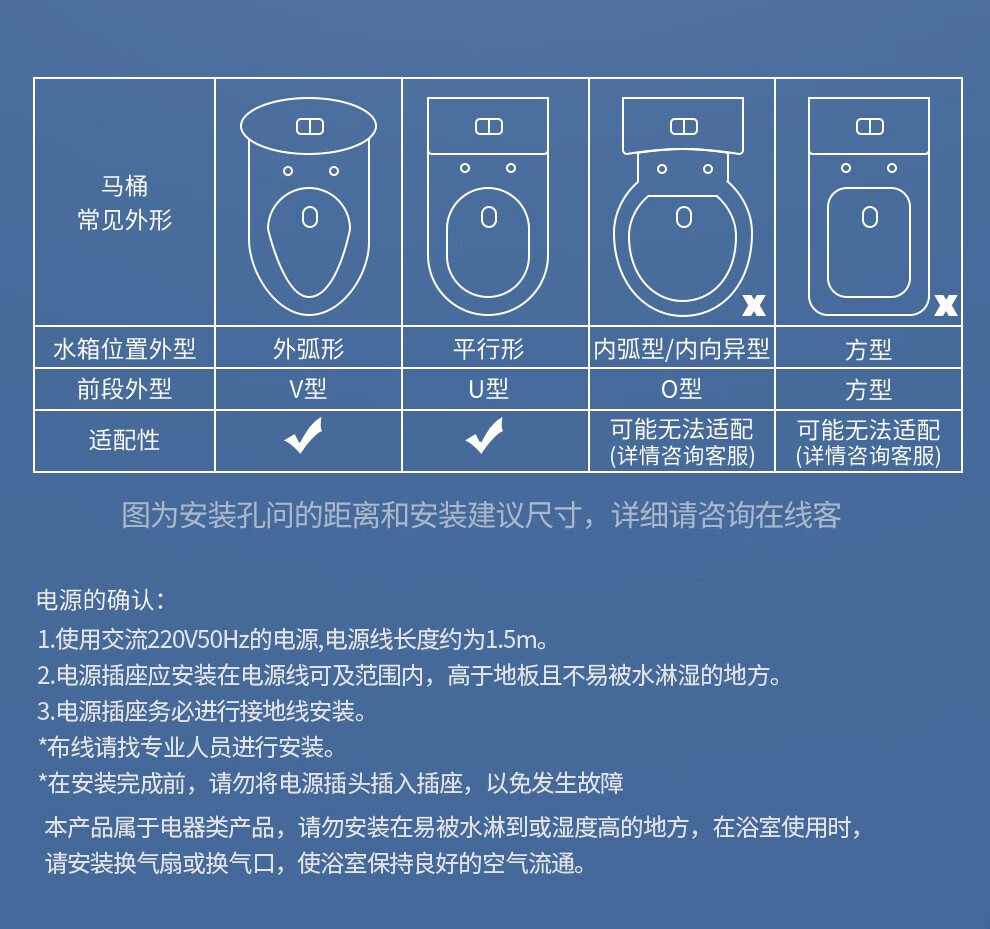 潜水艇智能恒温加热马桶盖家用即热座便加长调温三档静音MGC4盖座圈缓降静音三档调温加长款 【V型加长】三档可调温MGC4详情图片48