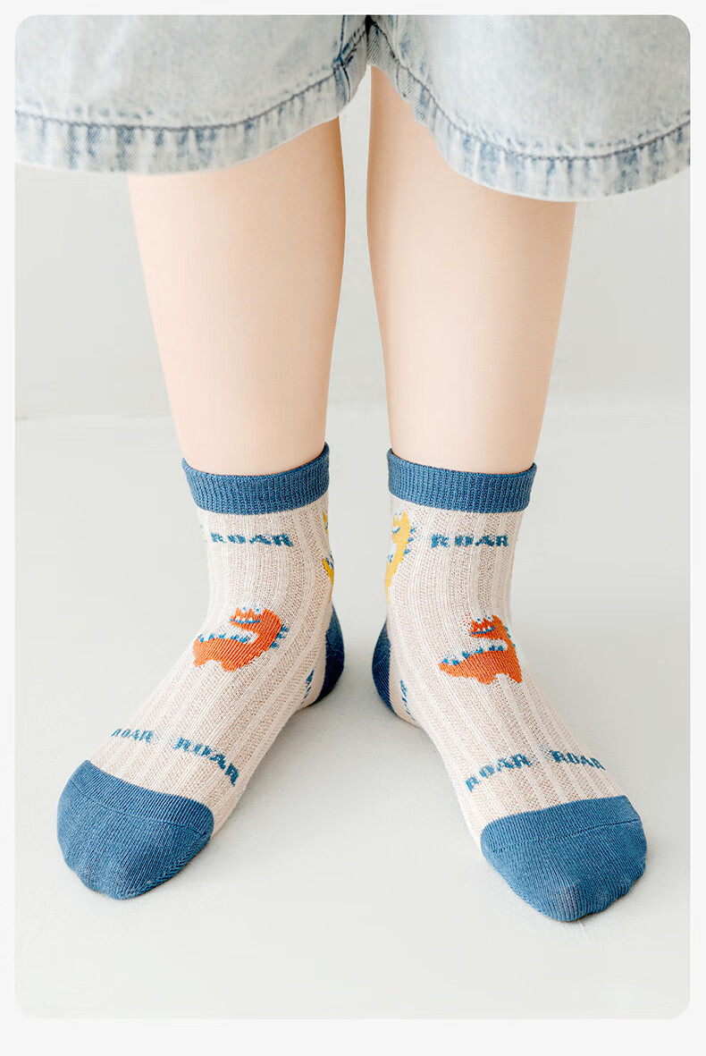 Mianqixiong Kids Socks Summer Pure Cotton Thin Boys Mesh Socks Baby Ultra-thin Short Socks Spring Summer Cotton Socks 27