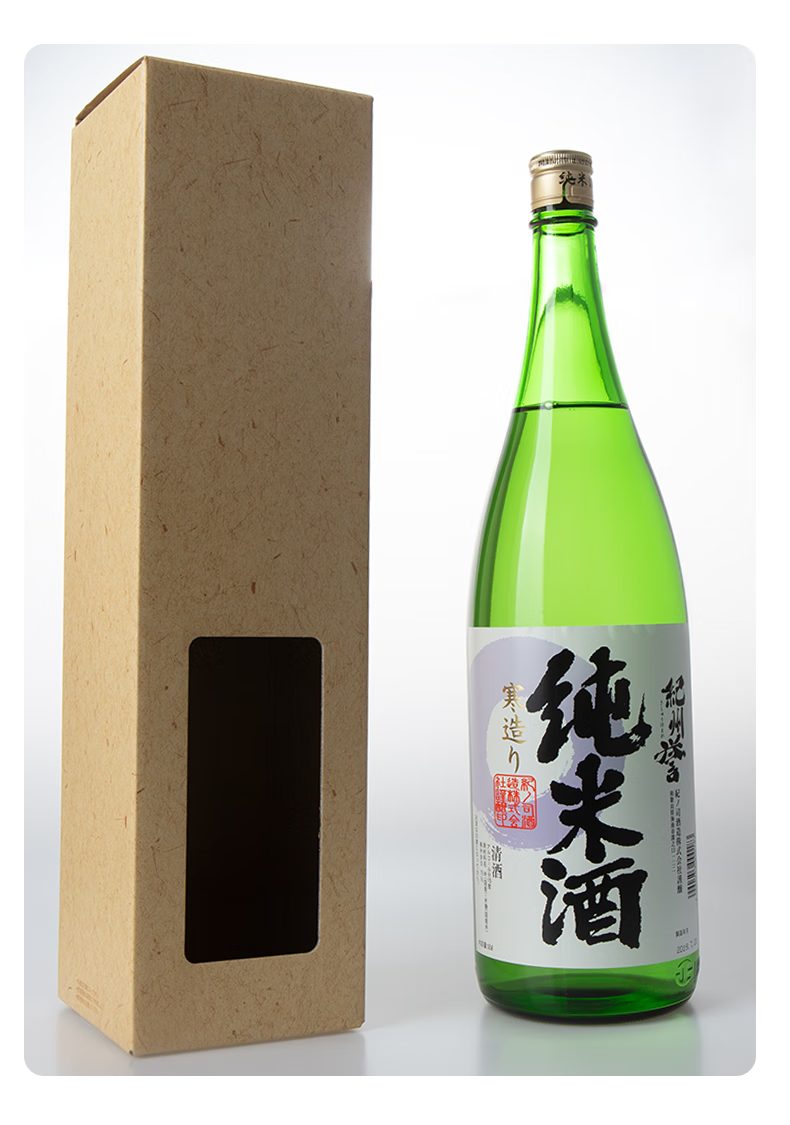 14，紀州譽紀州譽純米酒 日本進口清酒 微醺低度酒 清爽洋酒720ml  中鞦送禮 紀州譽純米酒720ml