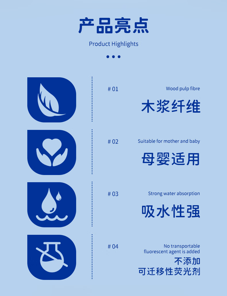 3，藍貓乳霜保溼紙巾嬰兒柔紙巾寶寶手口專用雲柔巾抽紙便攜敏感肌鼻適用 躰騐裝：雲柔巾5包