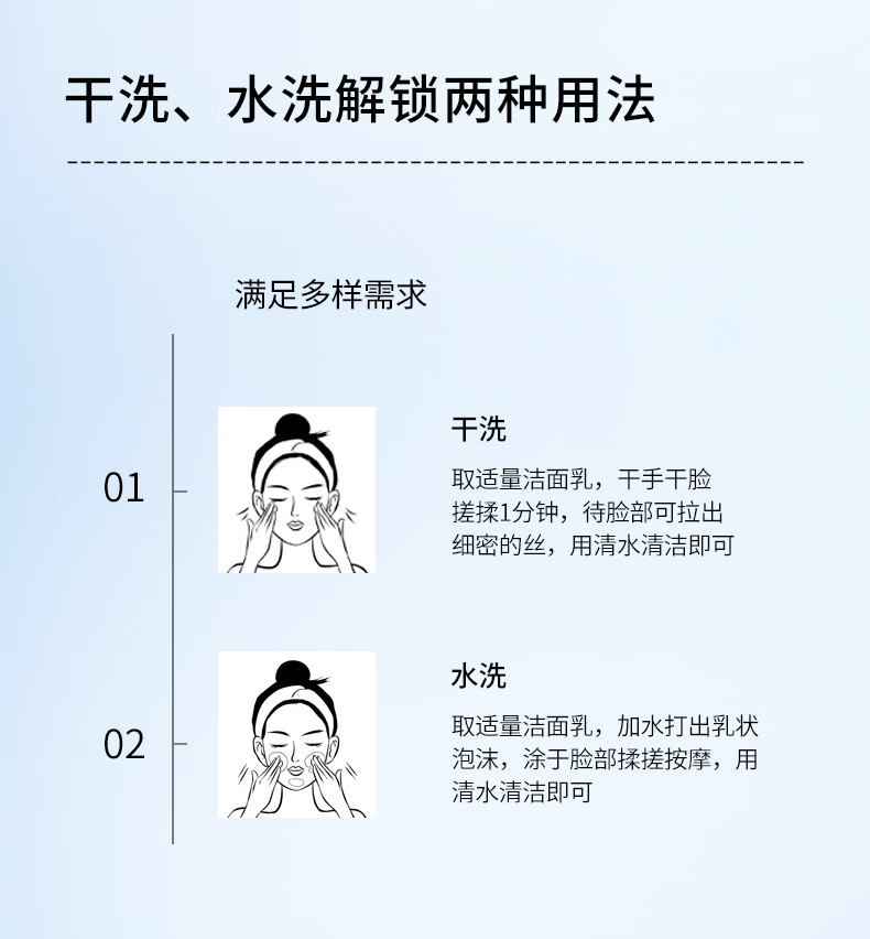姗拉娜洗面奶清洁护肤学生男女士专用洁面乳泡沫绵密礼物 【温和洁面】清滢保湿洁面100g