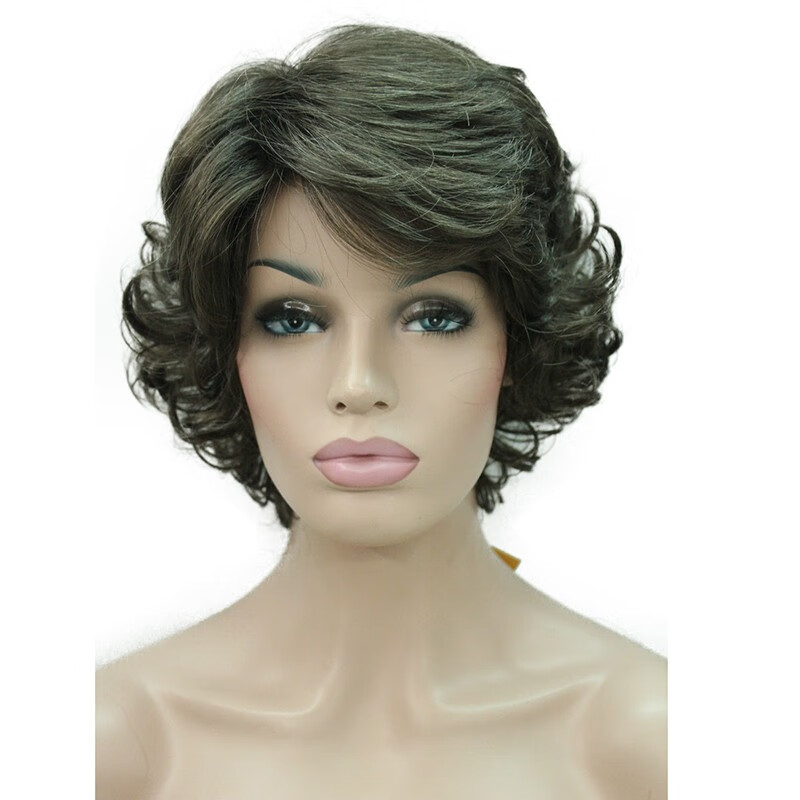 

StrongBeauty 8 короткий, короткие вьющиеся черные парики короткие фигурные золотые блондинки парики девочек парики