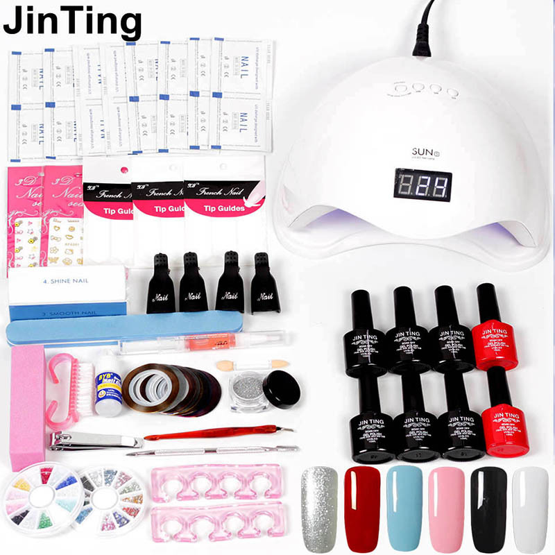 

Jinting White, Набор для гель-гель для геля для ногтей с лампой