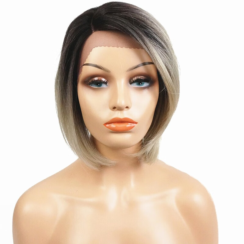 

StrongBeauty TT1654 средний, короткие кружевные передние цветные парики для женщин ombre парики