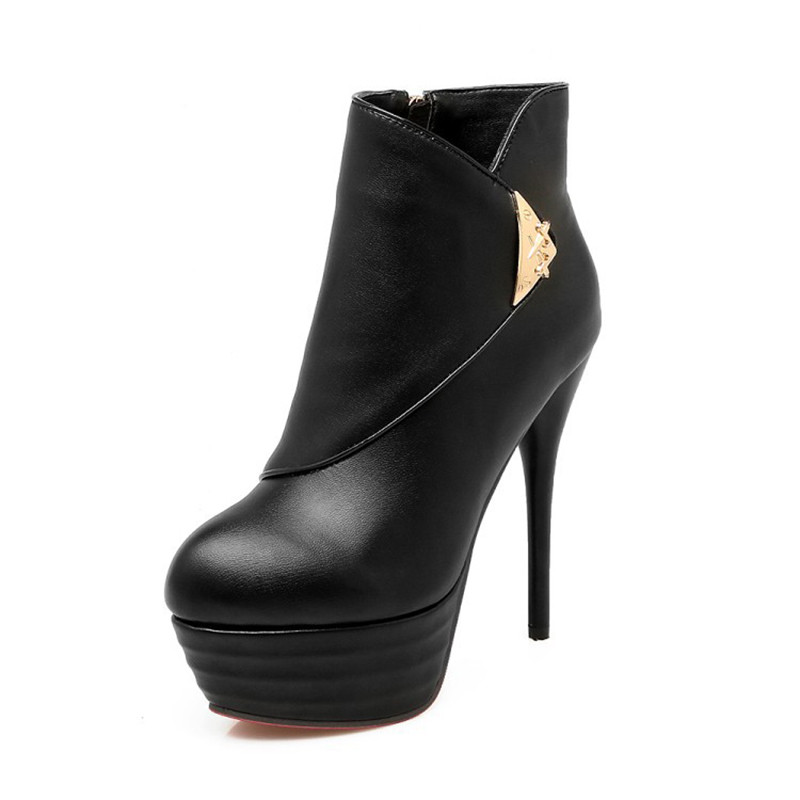 

IDIFU Black 5, короткие сапоги для женщин при оформлении с пятками дешевые женские ботинки лодыжки ботинки