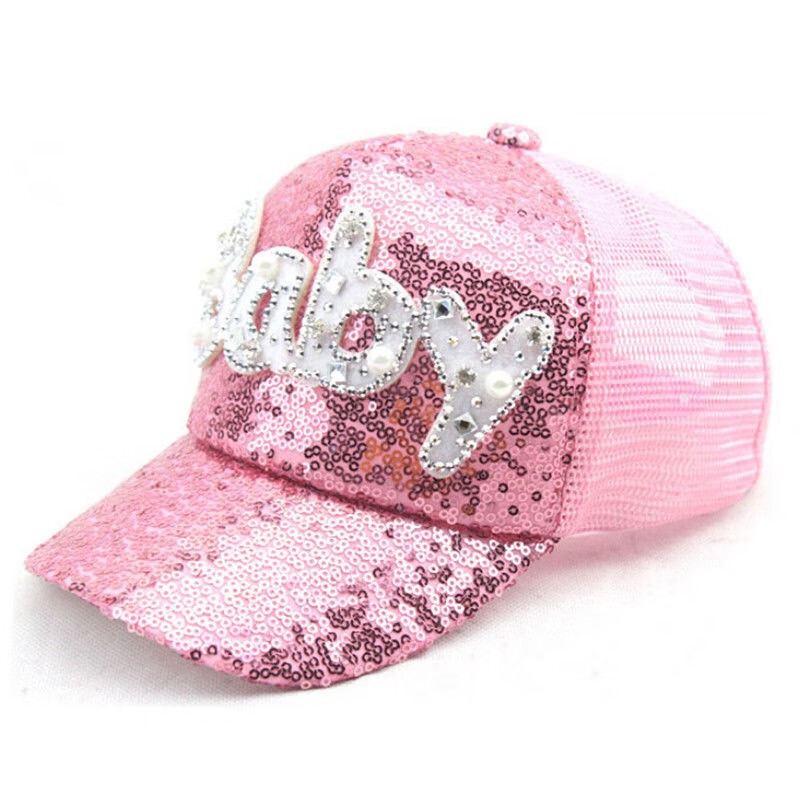 

Meihuid розовый, шляпа sequin cap ребенок унисекс мода бейсбол лето прохладно