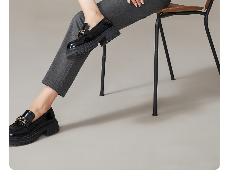 ESE-Y Spring New Nine-Point Gray Casual Pants for Women, TR Color-Spun High-Waist Cigarette Version Straight-Leg Trousers, Black, Size 27 10