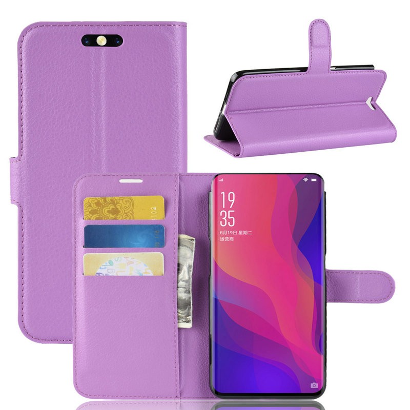 

WIERSS Пурпурный для Oppo Find X, Кошелек для телефона для Oppo Найти X PAFT00 PAFM00