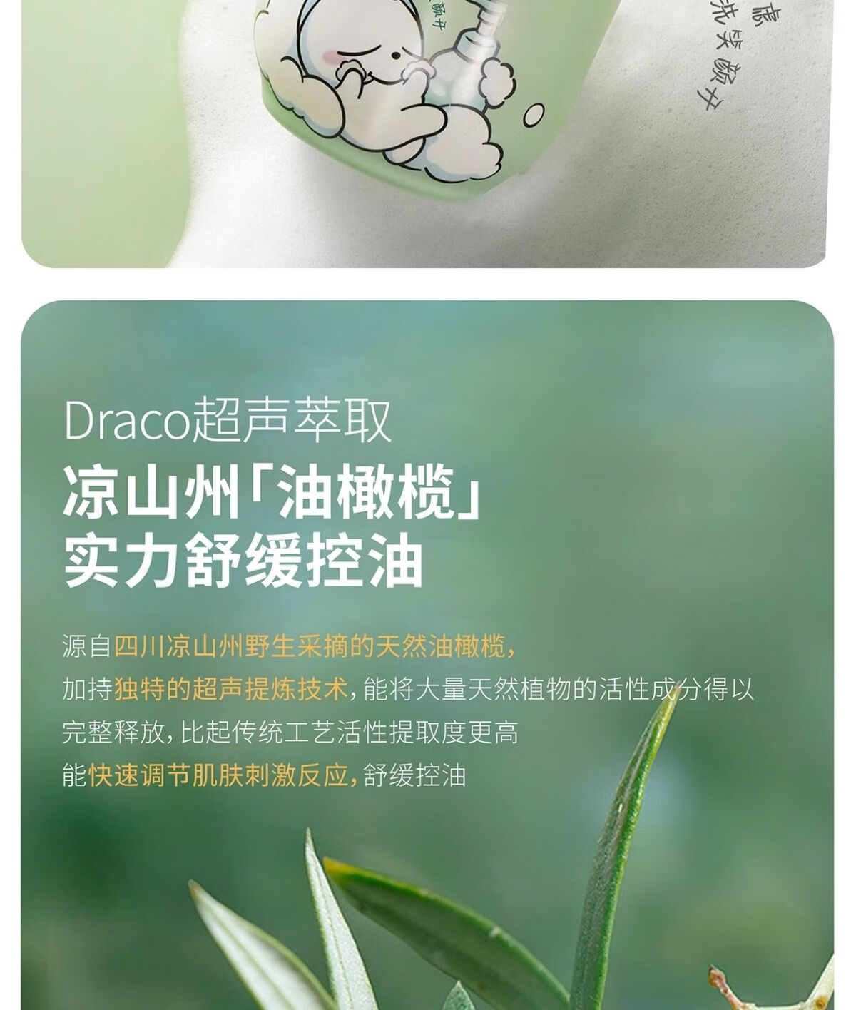 半亩花田氨基酸慕斯洗面奶洁面乳泡沫敏感肌清洁黑头保湿控油男女学生 （油皮）慕斯300g+洁颜蜜30g