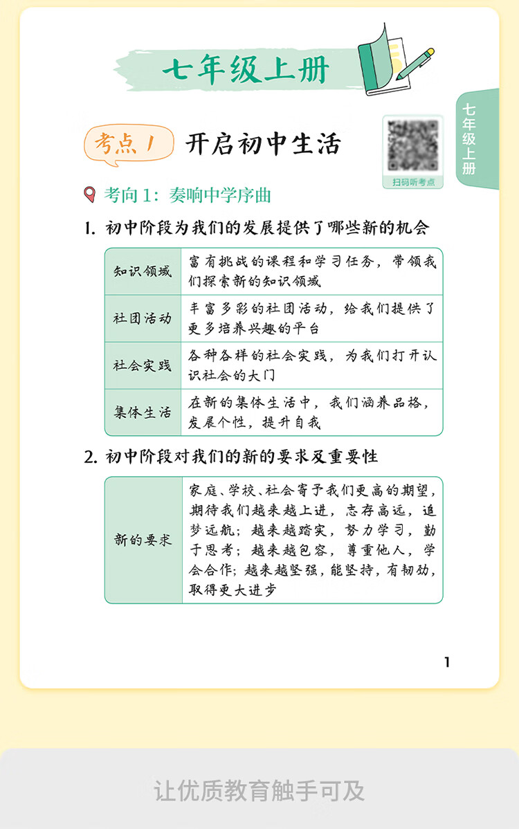 作业帮 25版初中课堂小笔记小四门道四门速记初一考点五分钟德与法治历史地理生物会考每日五分钟高频考点速记初一初二初三 2025版 【4本】小四门详情图片20