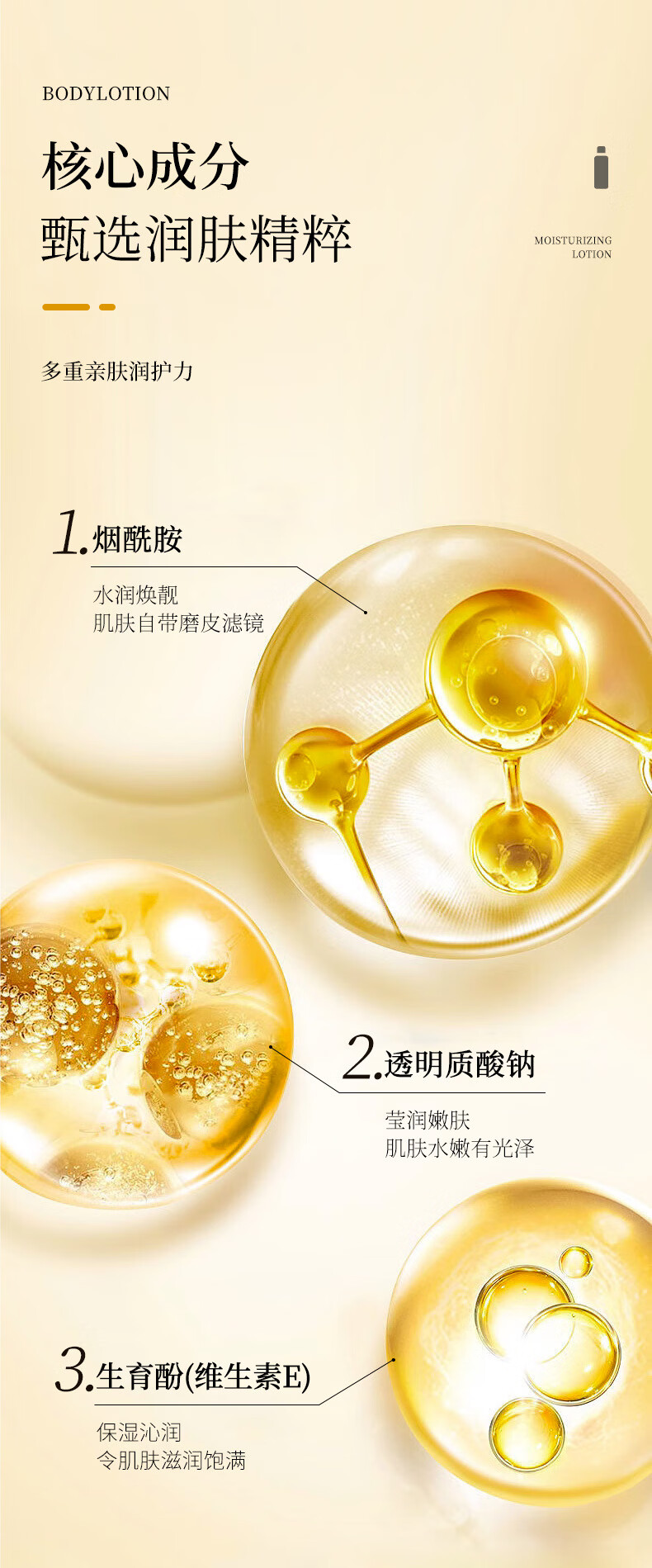 玫黛琳止痒润肤露身体美妆秋冬季保湿皮肤干燥起皮清爽不粘腻润肤工具 1瓶