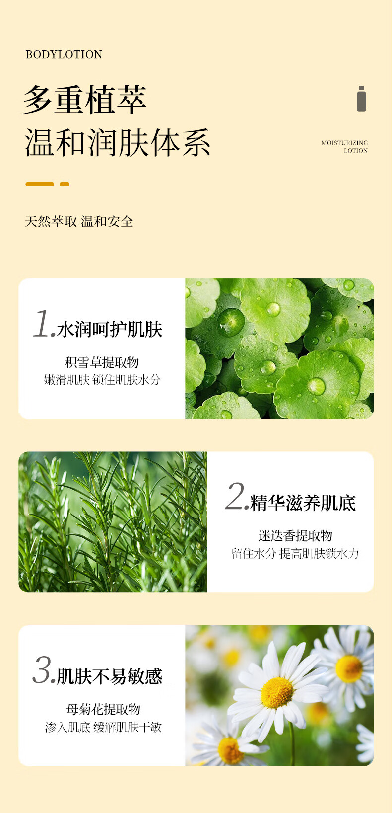 玫黛琳止痒润肤露身体美妆秋冬季保湿皮肤干燥起皮清爽不粘腻润肤工具 1瓶