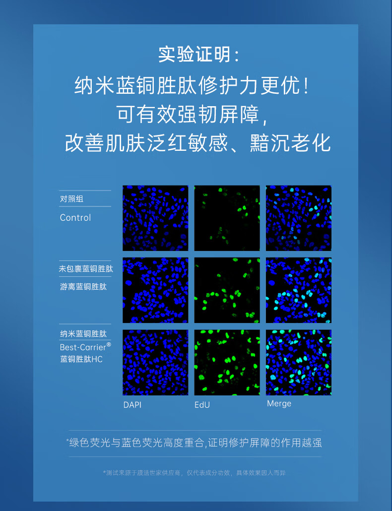 膜法世家 蓝水光面膜小蓝仓补水保湿纳米蓝铜胜肽敏感肌舒缓 2片