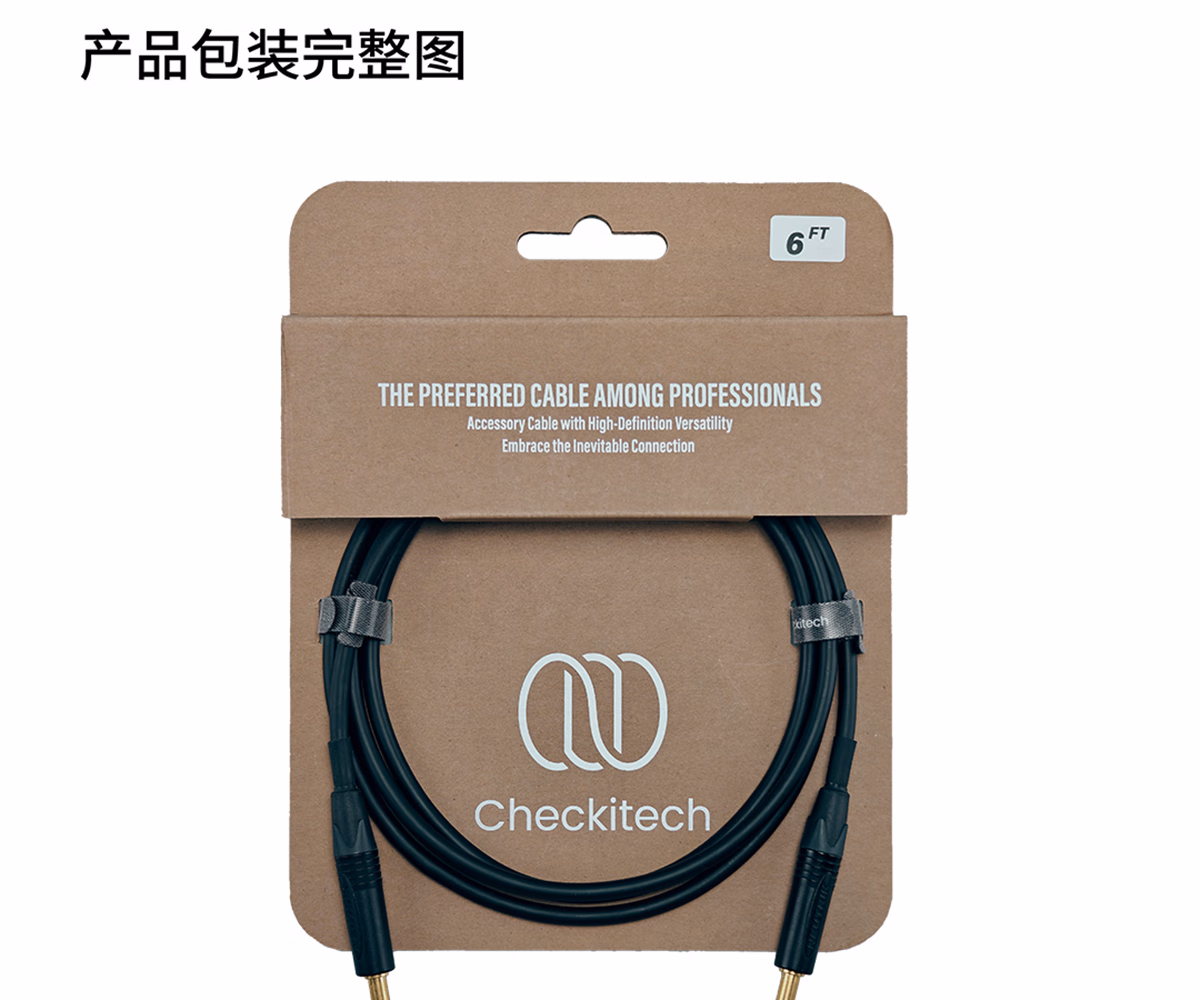 Checkitech/恰怡镀金双直头大二芯插图7
