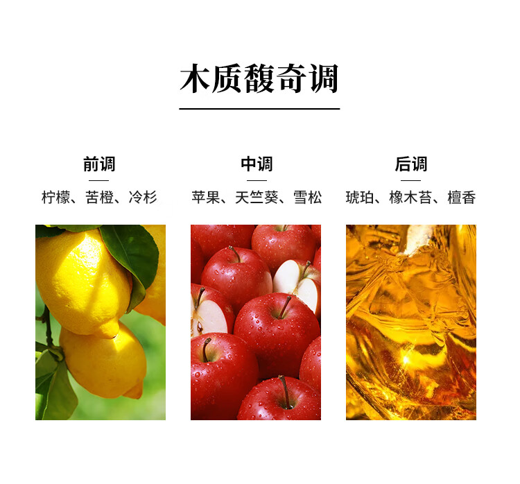 MEIDUN四子系列男士香水谦逊彬彬有礼飘逸清新50ml绅士优雅送男朋友爸爸 彬（木质馥奇调） 50ml