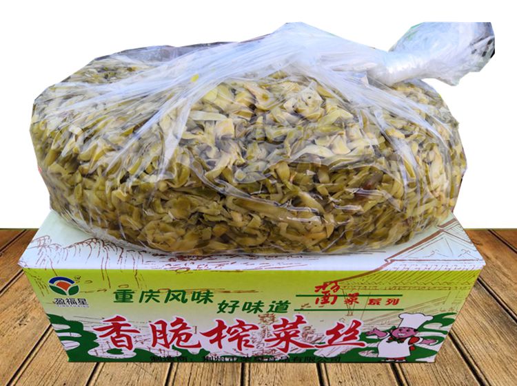 7，【廠家直供】原味風乾榨菜絲散裝重慶香脆兒童爽口大頭菜鹹菜下飯 9斤 1袋