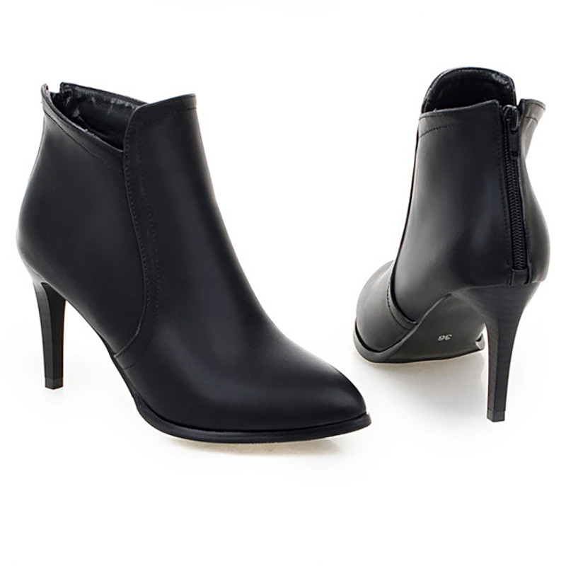 

IDIFU Black 5,5, короткие сапоги для женщин при оформлении с пяткой дешевые ботинки лодыжки сапоги единственные короткие