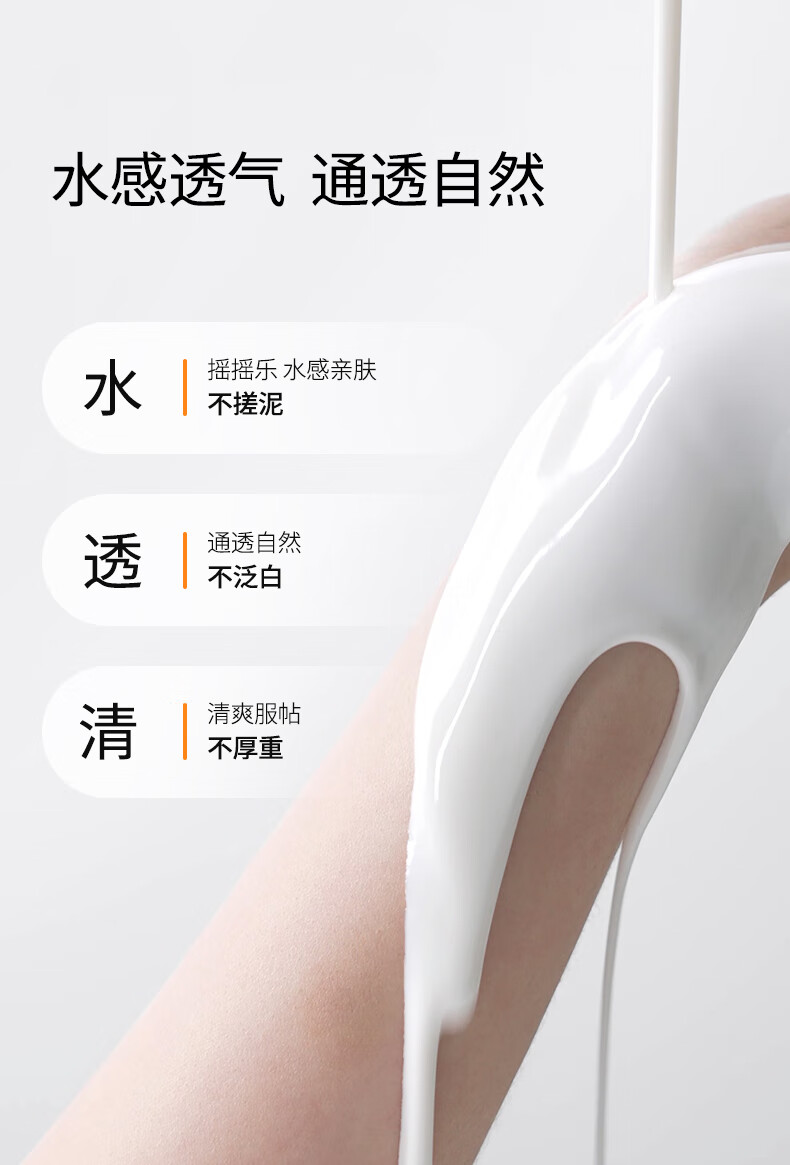 优时颜（UNISKIN）清透防晒乳50gSPF50+ PA+++防晒霜隔离霜物化结合护肤 单支装