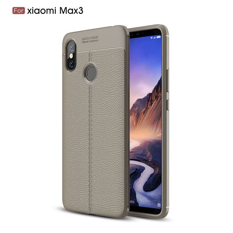 

Fecoprior Серый, Задняя крышка для Xiaomi Mi Max 3 Max3 Case MiMax3