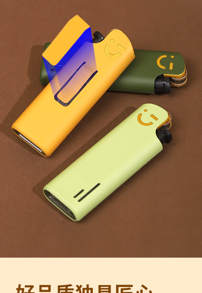 短款迷你打火机金属防爆充气加厚耐摔磨砂一次性砂轮老式复古滑轮