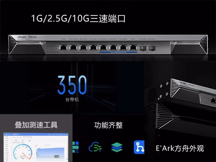 锐捷RG-EG310XS-E企业级网关路由器双WAN口 千兆路由器(图3)
