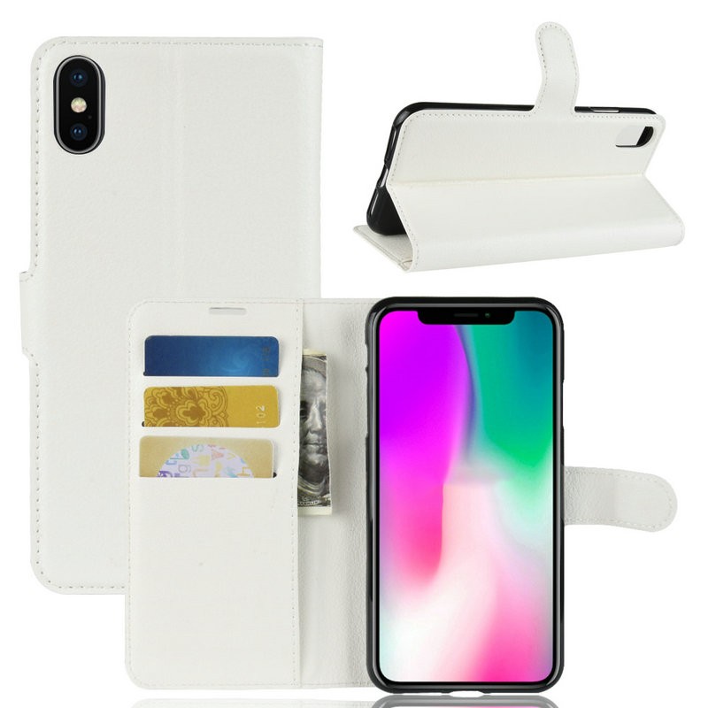 

WIERSS белый для iPhone X, WIERSS Кошелек для iPhone Apple XS Max