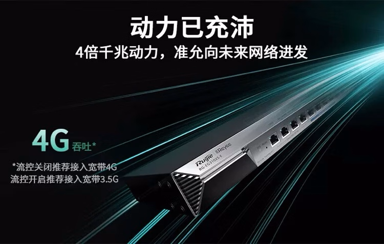 锐捷RG-EG310XS-E企业级网关路由器双WAN口 千兆路由器(图4)