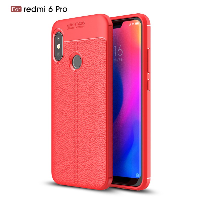 

Fecoprior красный, Задняя обложка для Xiaomi Mi A2 Lite Redmi 6 Pro 6Pro Case