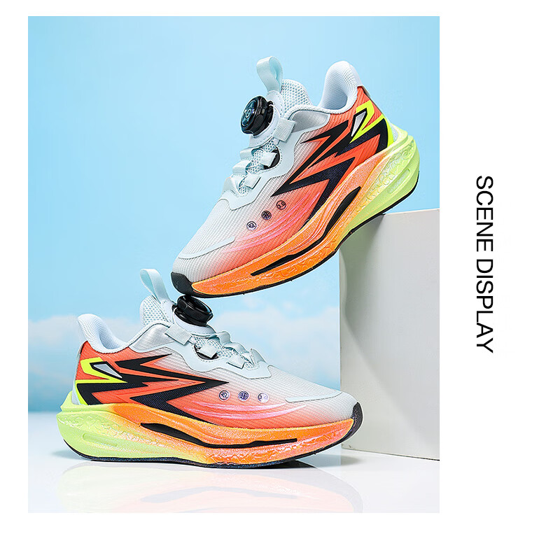 7-PE Boys' Shoes 2026 Spring New Breathable Mesh Lightweight Running Shoes Soft Sole Double Mesh Kids Sports Shoes 5