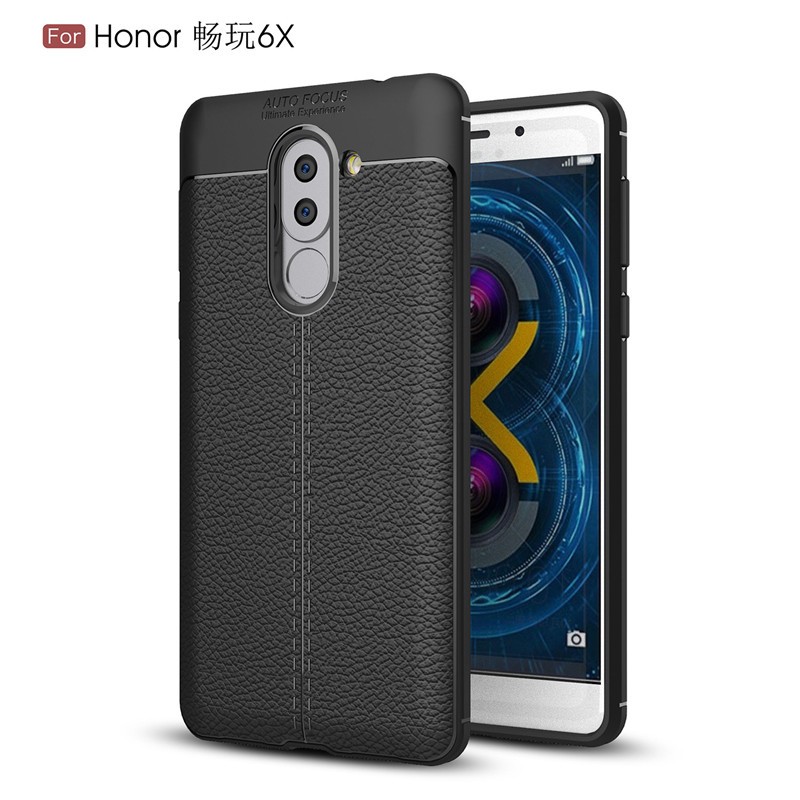 

Fecoprior черный Честь 6x, Задняя обложка для Huawei Honor 6X Honor6X Case