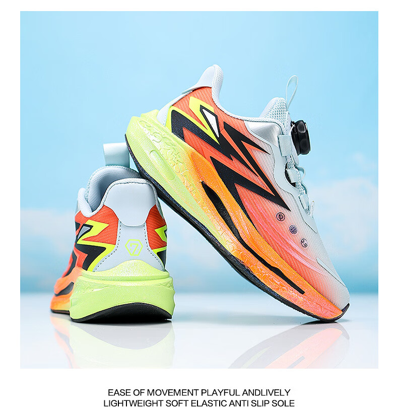 7-PE Boys' Shoes 2026 Spring New Breathable Mesh Lightweight Running Shoes Soft Sole Double Mesh Kids Sports Shoes 6