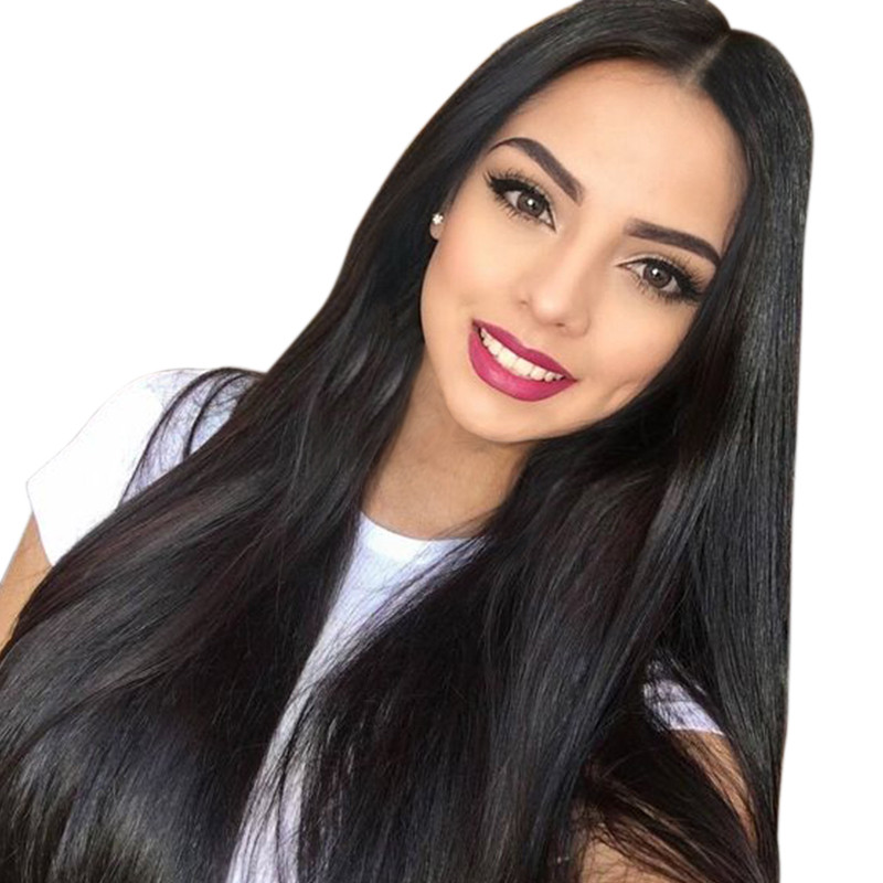 

iNassen Естественный цвет 6 дюймов, Бразильские волосы Virgin Hair Straight 3 Bundles с прямыми связями для человеческих волос