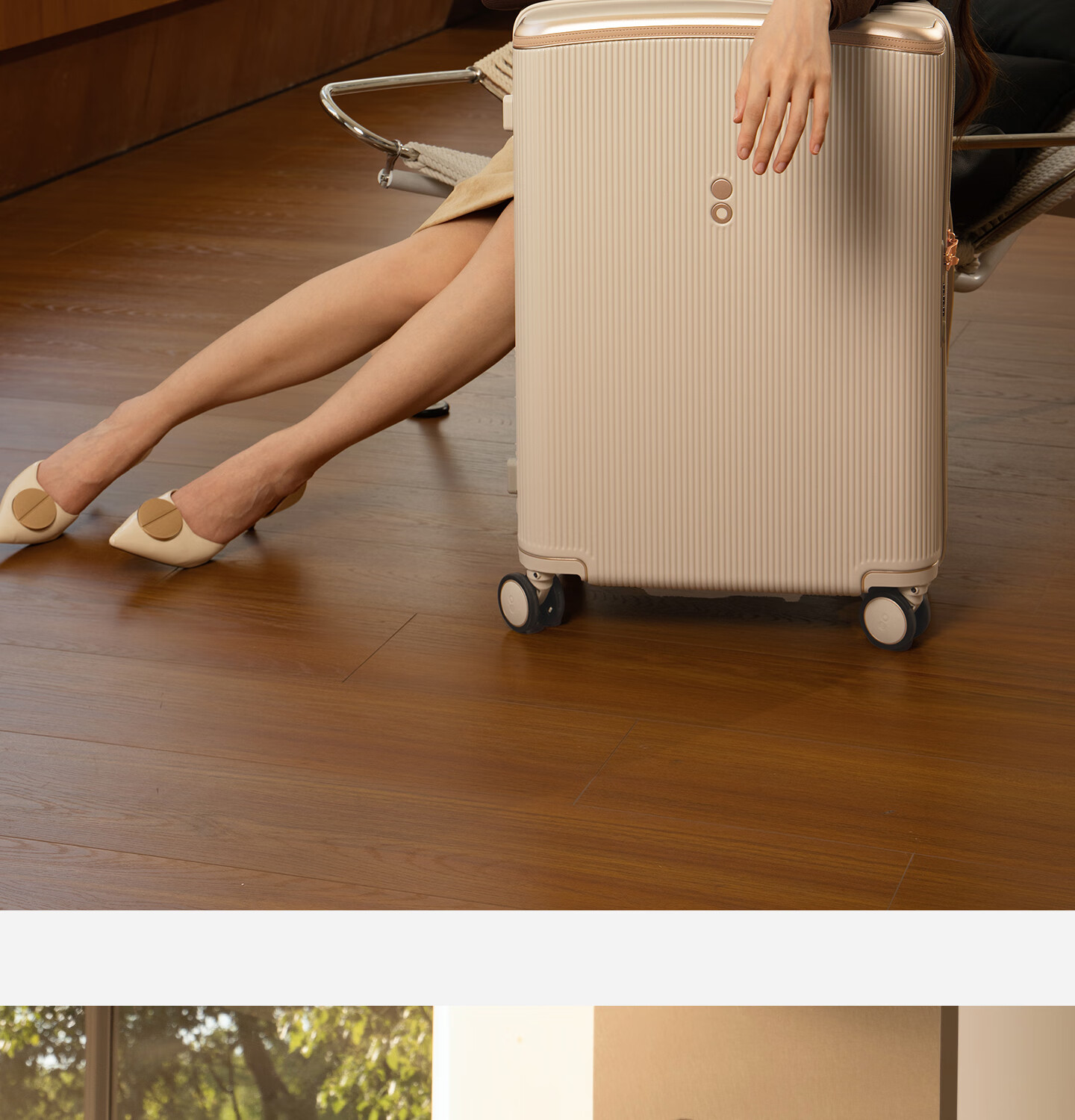 Echolac Dynasty Three Generations Light Luxury Noble High-Quality Luggage, Large Capacity Password Lock Suitcase, Scratch-Resistant And Wear-Resistant Trolley Case PC301 7