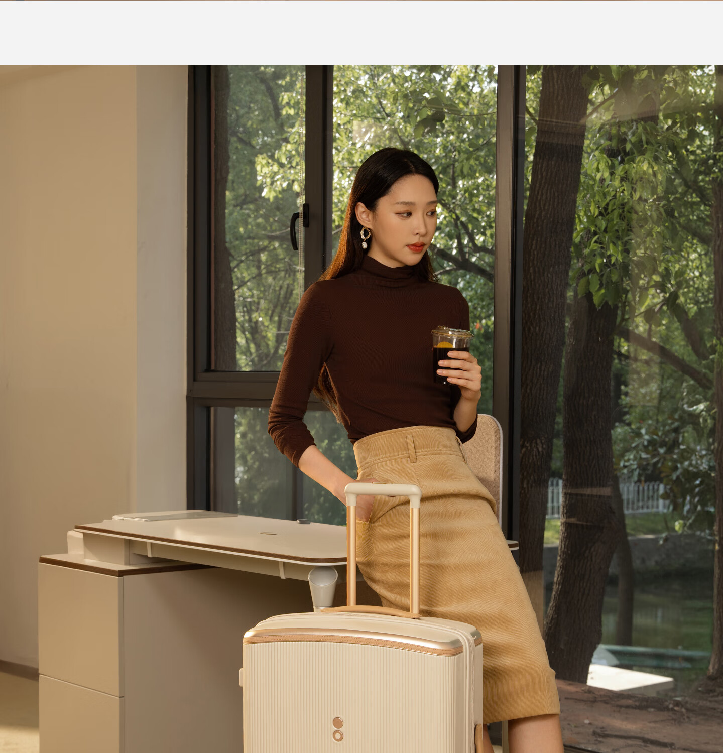 Echolac Dynasty Three Generations Light Luxury Noble High-Quality Luggage, Large Capacity Password Lock Suitcase, Scratch-Resistant And Wear-Resistant Trolley Case PC301 5