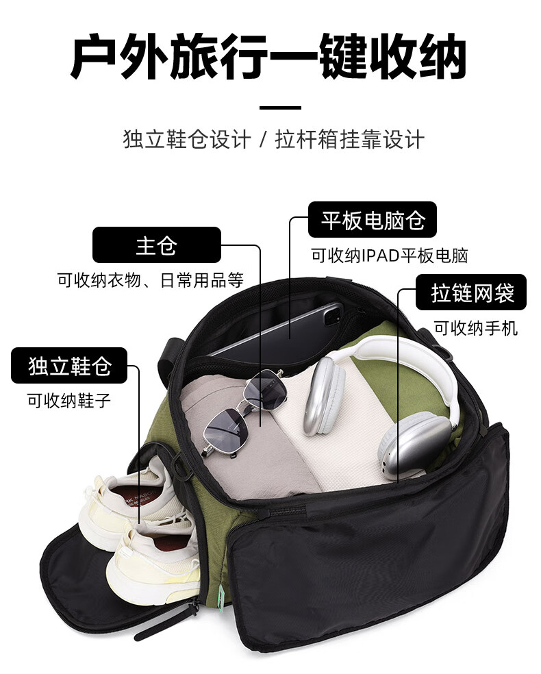 HEAD Travel Bag Multifunctional Tennis Racket Bag Large Capacity Badminton Racket Shoulder Bag Unisex Fitness Business Sports Bag 8