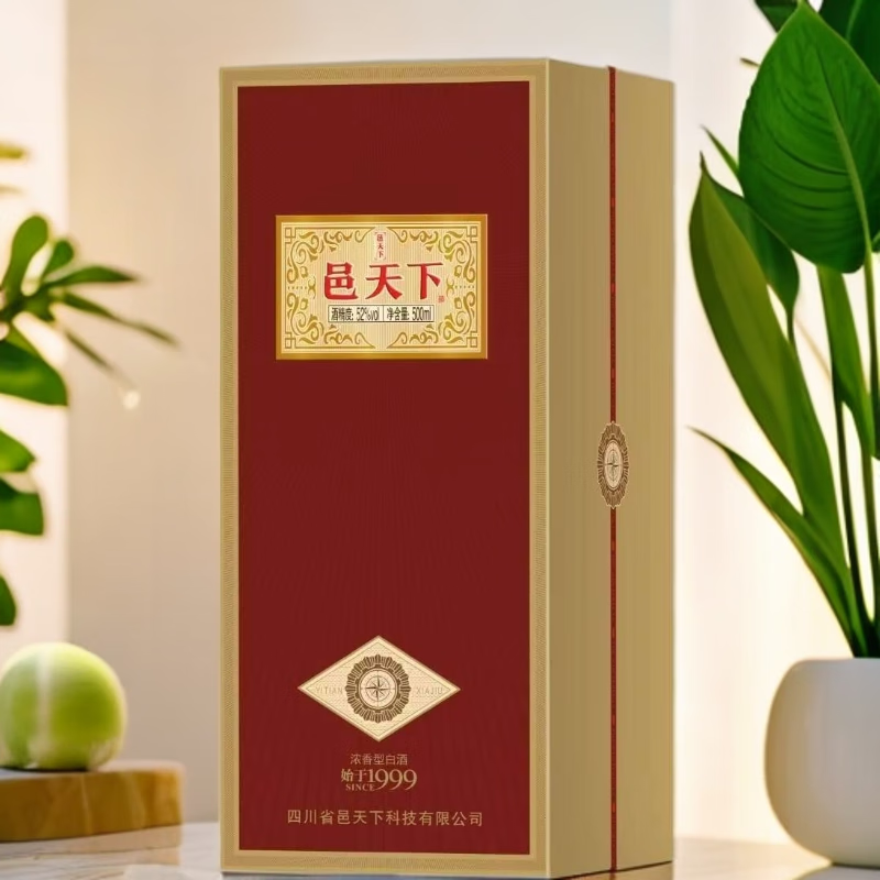 邑天下(1999)浓香型白酒礼盒装适合商务送礼宴请 52度 500mL 1瓶