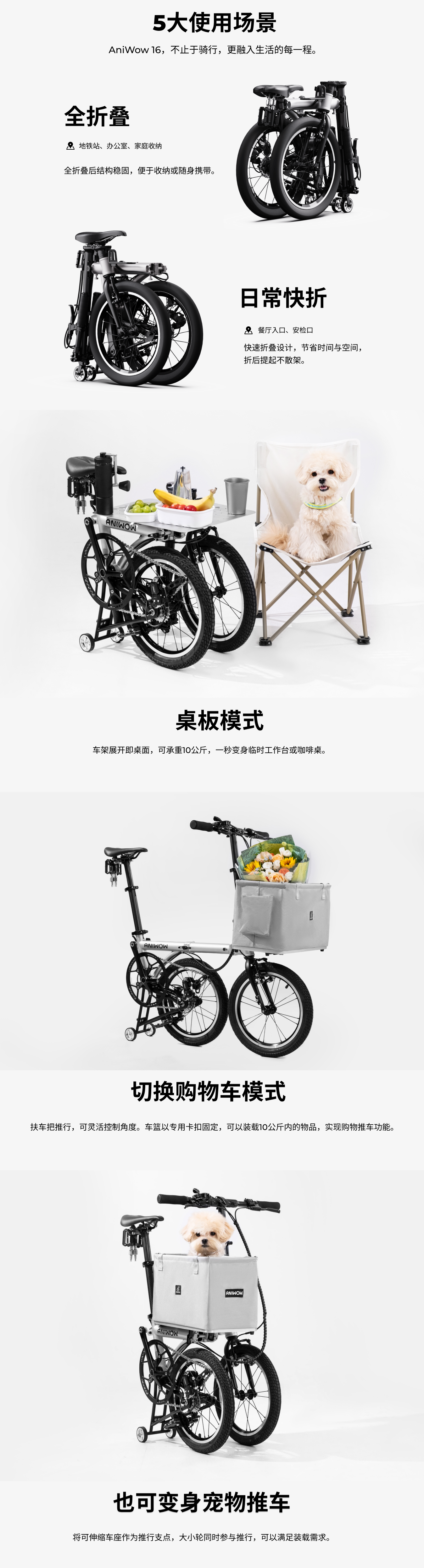 69升收纳,一车八用!ANIWOW跨界折叠车重新定义都市出行! 69升收纳,一车八用!ANIWOW跨界折叠车重新定义都市出行!