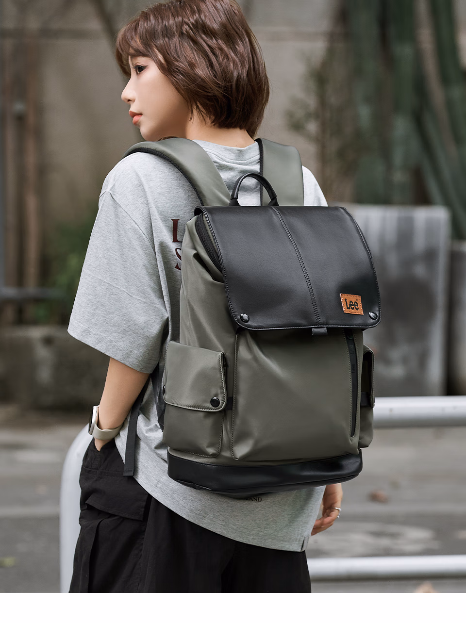 Lee 李牌 16寸缓震电脑仓 防泼水大容量双肩包 Plus会员折后￥124 多色可选