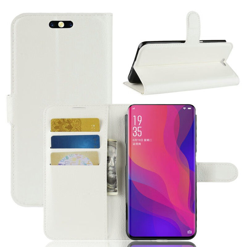 

WIERSS белый для Oppo Find X, Кошелек для телефона для Oppo Найти X PAFT00 PAFM00