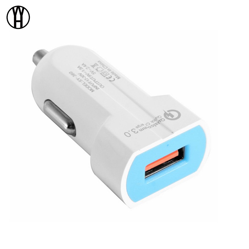

WH Белый цвет, Одно USB-автомобильное зарядное устройство