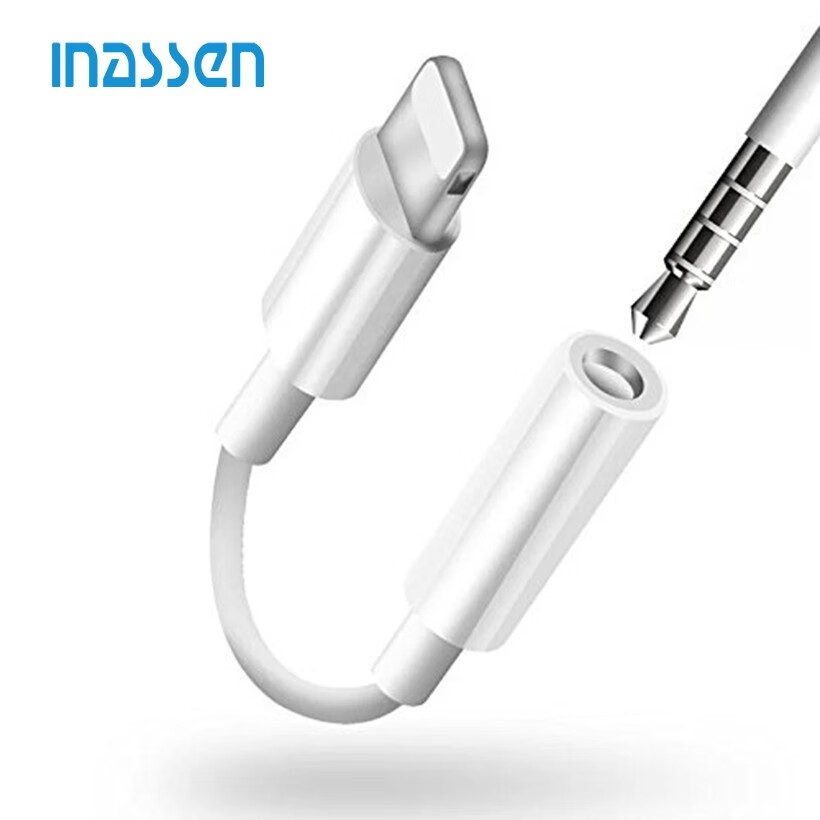 

iNassen White iphone6 ​​47 inch, iPhone7 7Plus iPhone8 8Plus iPhone10 X Jack Наушники