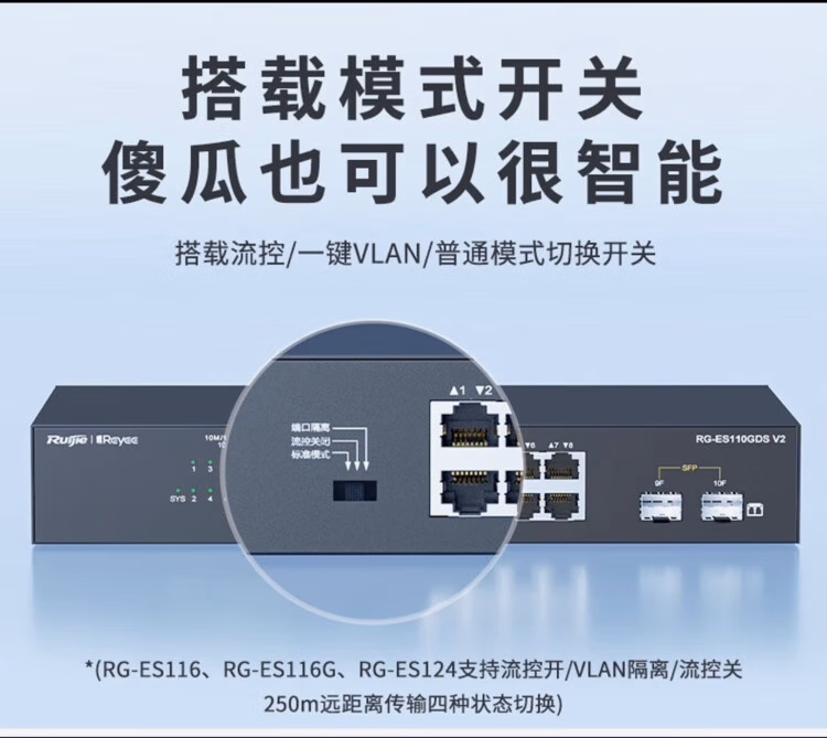 锐捷 RG-ES116G-E 16口千兆非网管交换机(图4)