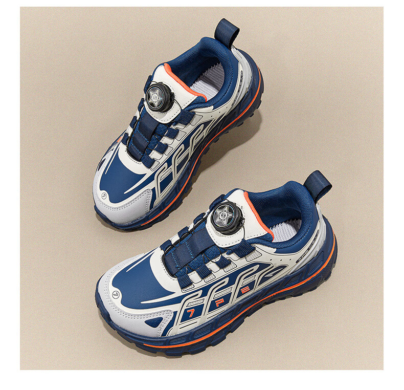 7-PE Boys' Wide-Fit Children's Sports Shoes 2026 Winter New Youth Barefoot Leather Waterproof Outdoor Parent-Child Shoes 13