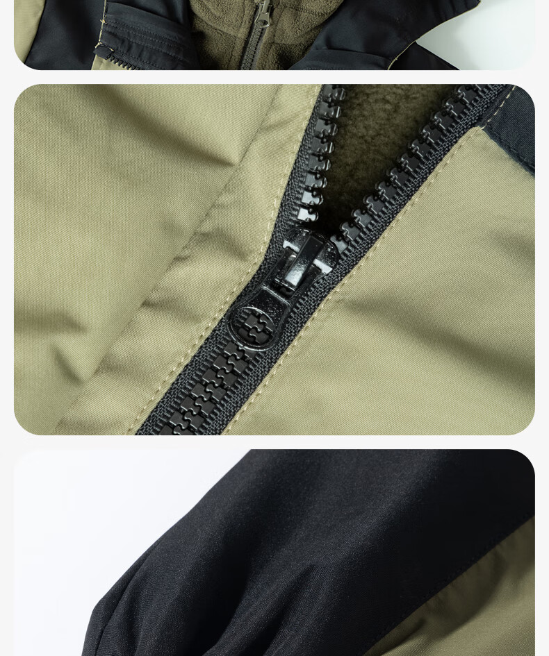 Baleno Children's Outdoor Jacket, Autumn And Winter 2026, Youth Outdoor Windproof And Waterproof Jacket, Three-In Fleece-Lined for Boys And Girls 17