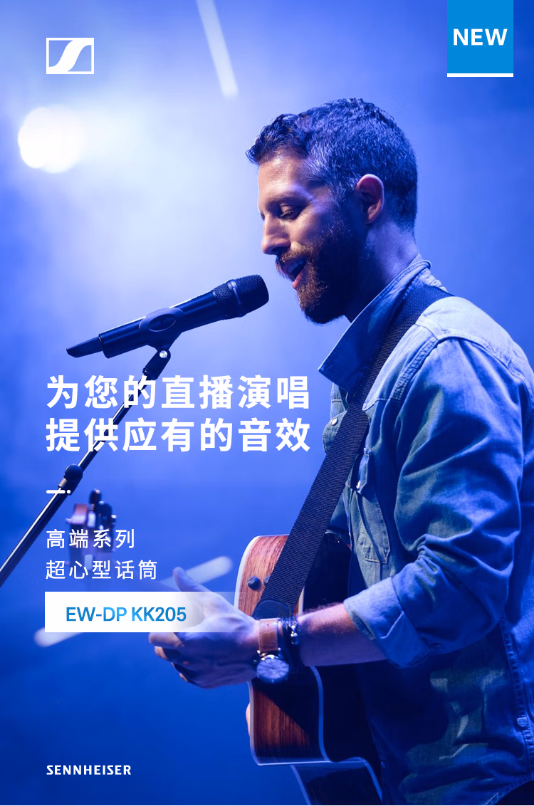 EWDP KK205 专业手持无线麦克风会议舞台演出直播K歌无线话筒套装