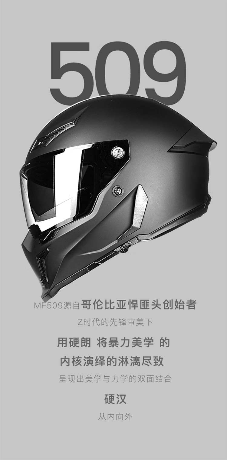 ILM Motorcycle Full Face Helmet 3C Certified Winter Retro Cruiser Helmet Obsidian Black 2XL (60-61CM) 1