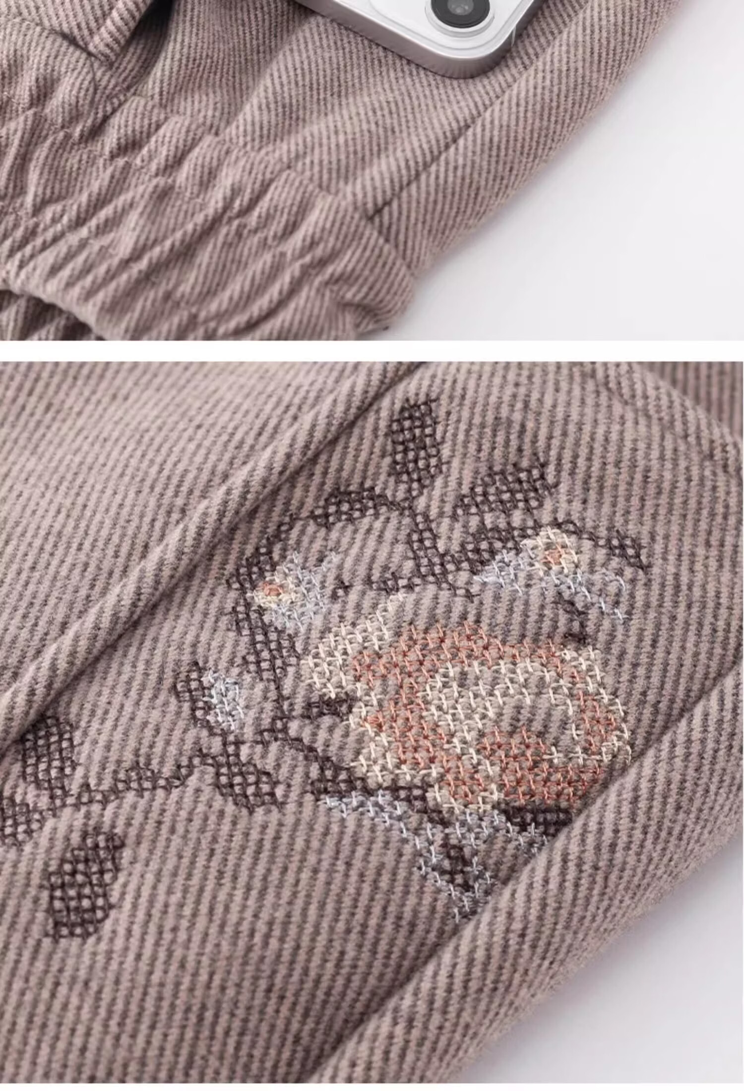 Datang Madam Autumn Winter Mom Pants Middle-aged and Elderly Women Small Size Elderly 50s-60s Grandma Autumn Straight Long Pants 16