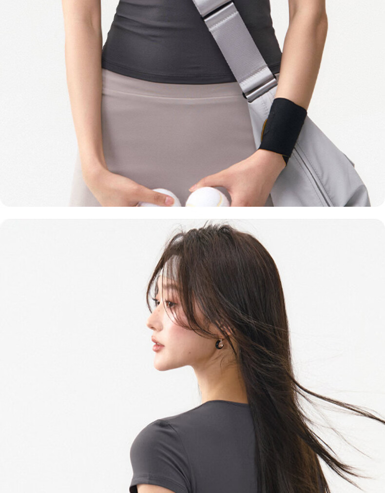 XUEXIMAN Women's Spring Summer Yoga Short Sleeve Quick-Dry High Elastic Slim Pilates Training Fitness T-Shirt 14