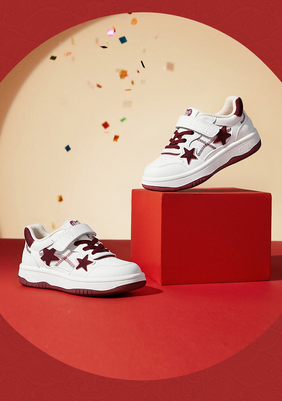 Snoffy Kids Sports Shoes Spring Autumn Girls White Casual Sneakers Fashion Star Milan White Size 32 2