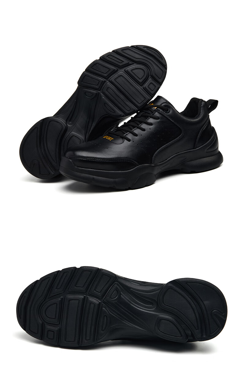 Dinggu Men's Safety Work Shoes Steel Toe Leather Lightweight Anti-Smash Anti-Puncture JD1705 Black K38 9